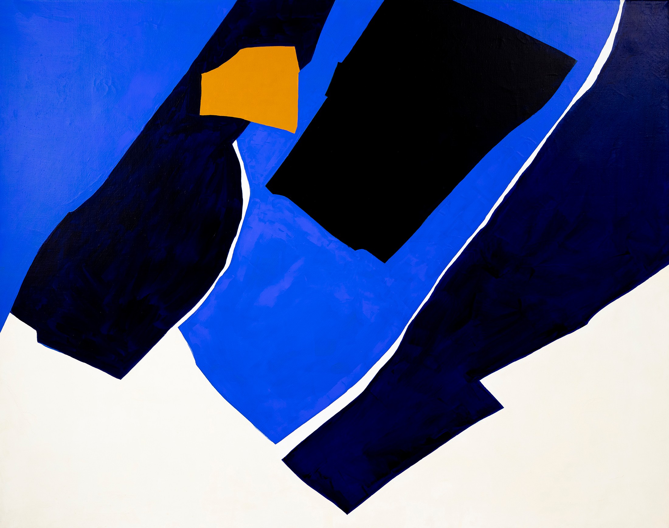 An Abstract Oil Painting By William Majors.