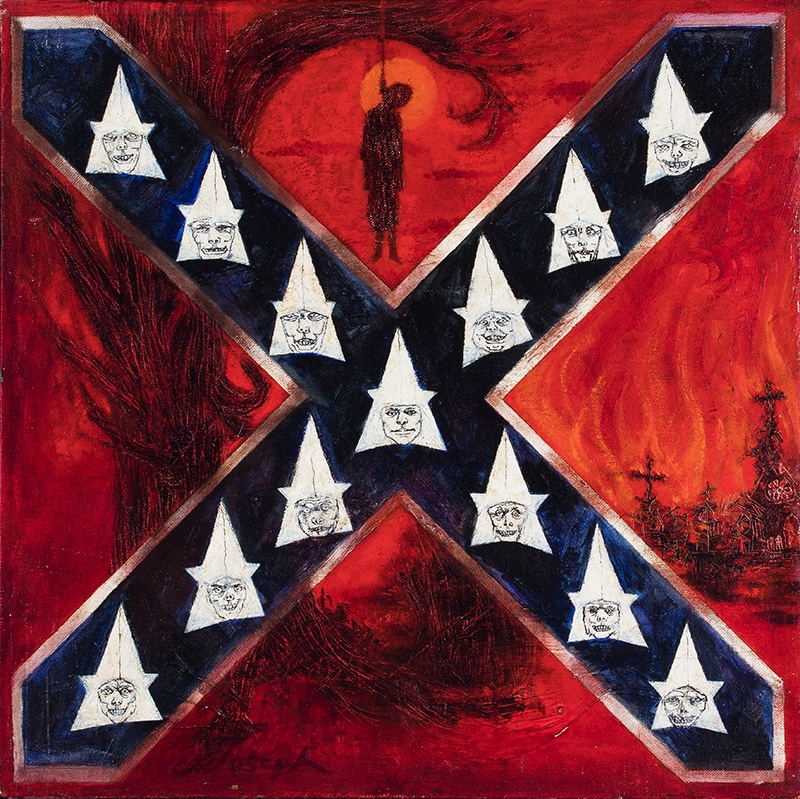 An Oil Painting By African American Artist Cliff Joseph.