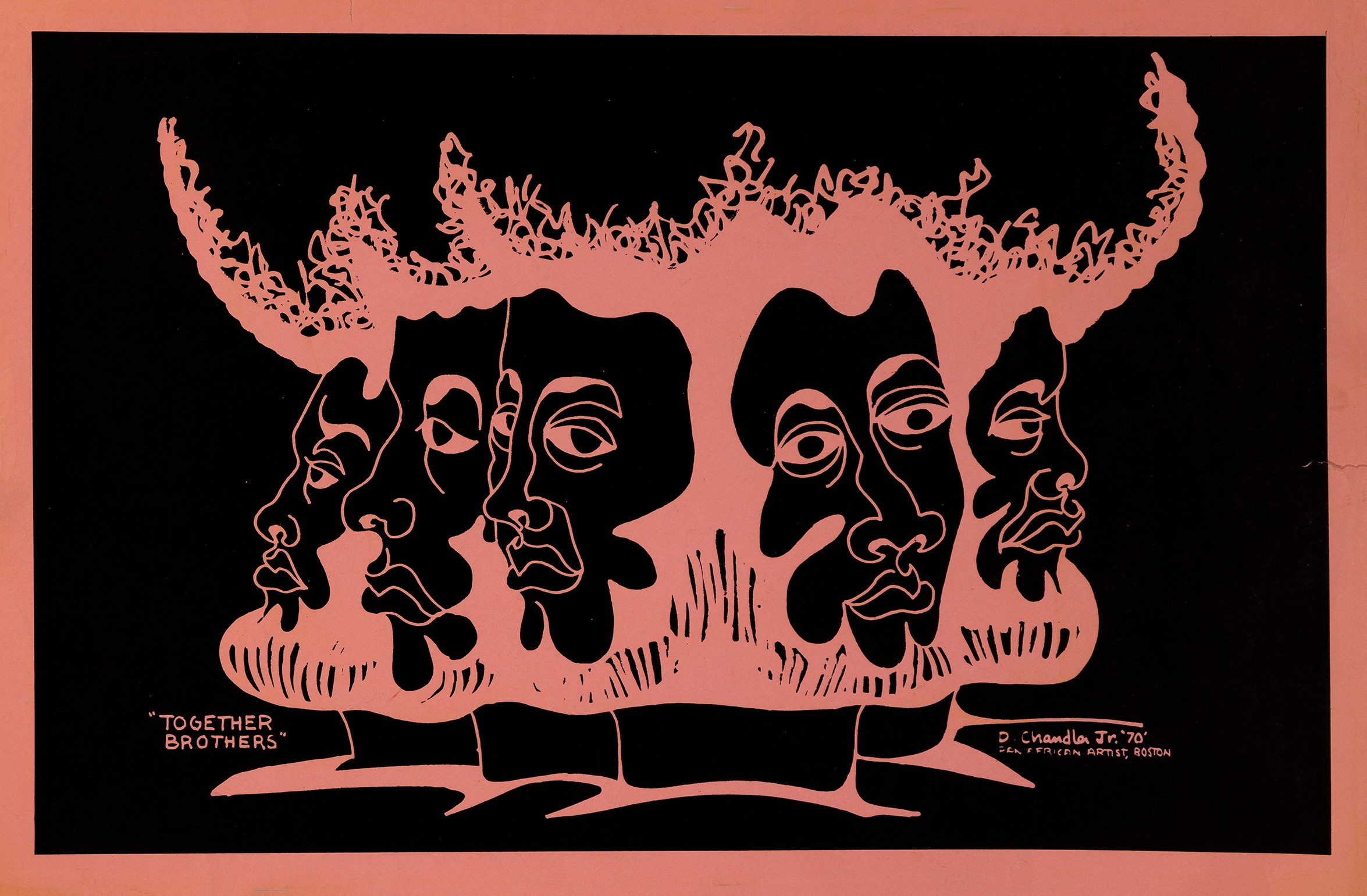 Dana Chandler Jr Screenprint Of Portraits
