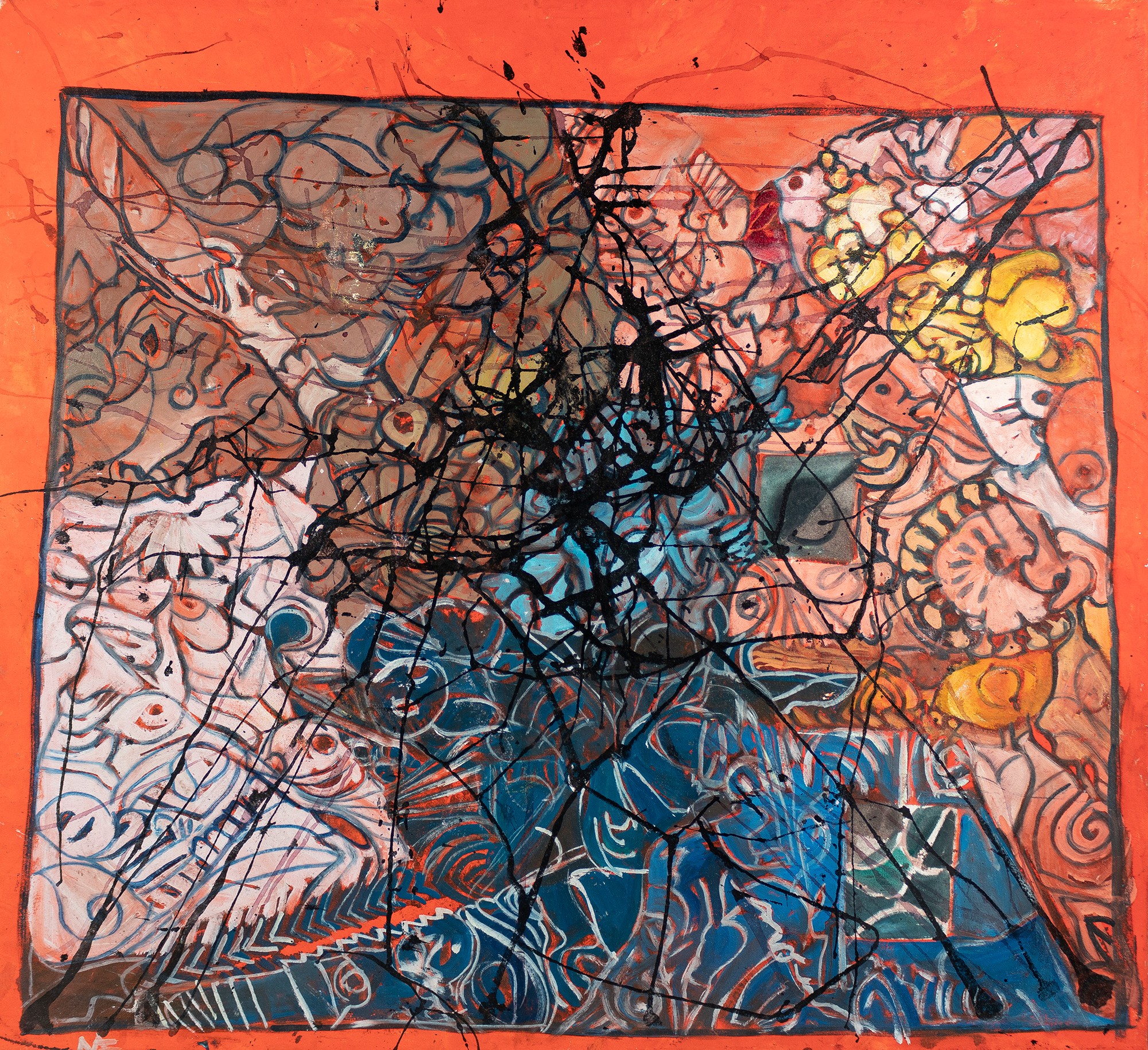 An Abstract Painting By Mae Engron